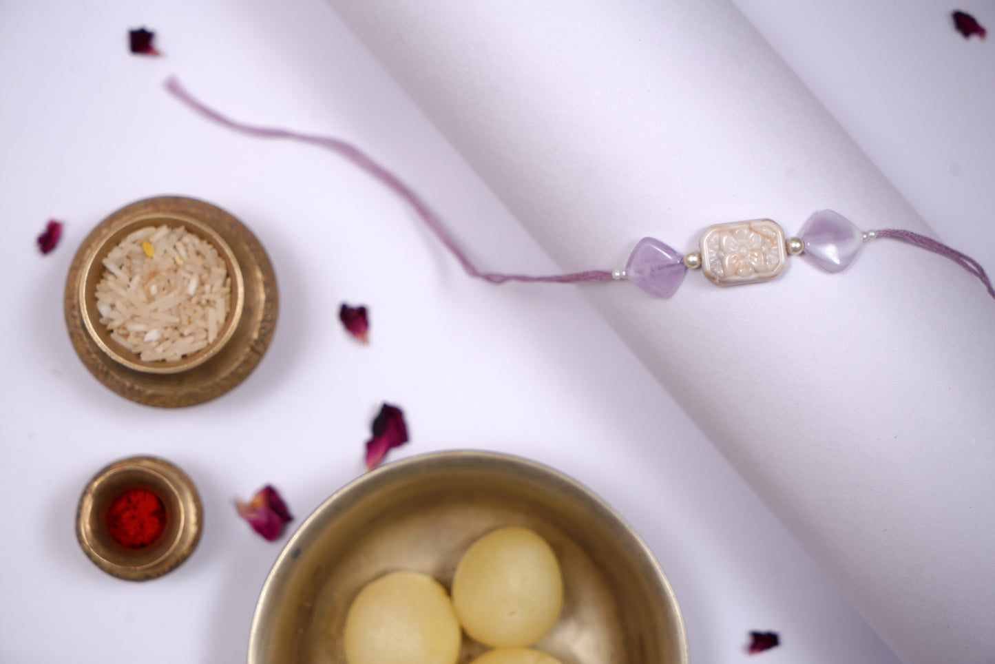 Purple Blossom Rakhi