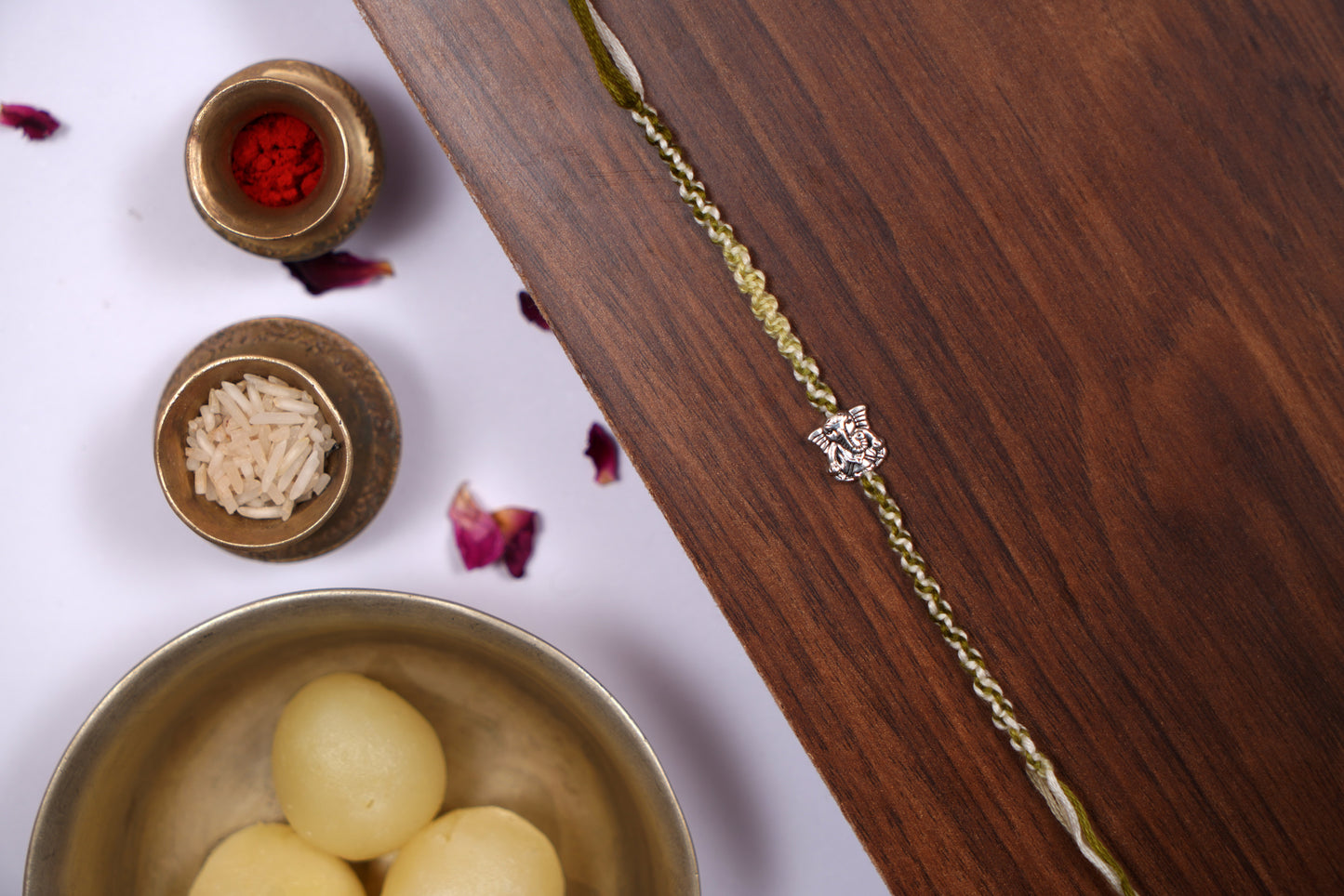 Monochrome Match Rakhi Set