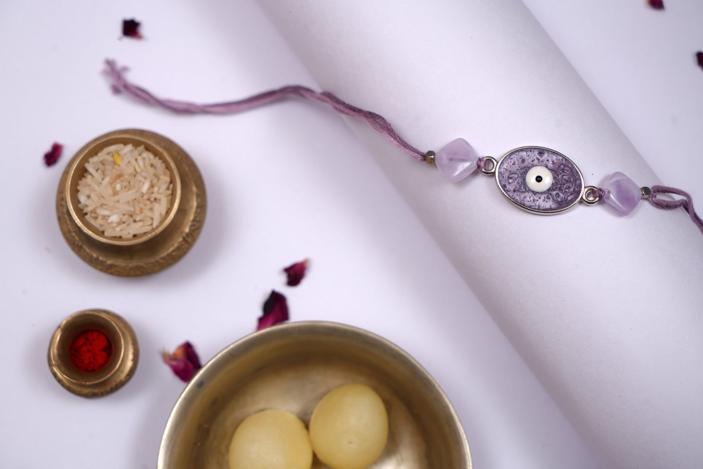 Purple Evil Eye Rakhi