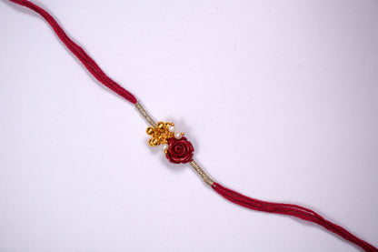 Red Rose Rakhi
